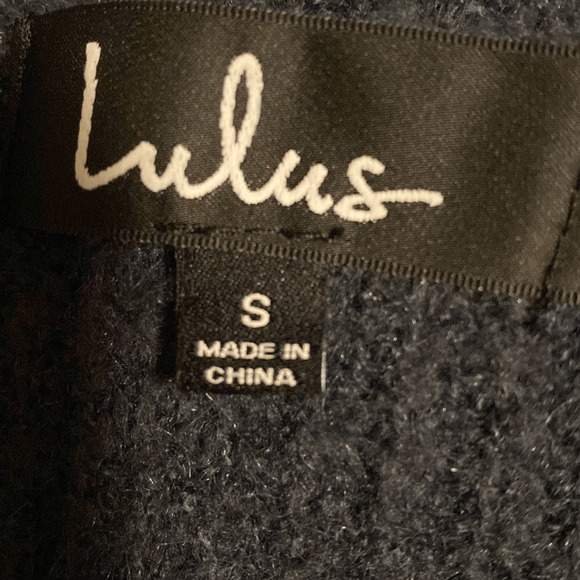 Lulus Green Knitted Stretch Batwing Long Sleeve V-Neck Pullover Sweater Sz Small - Picture 5 of 8
